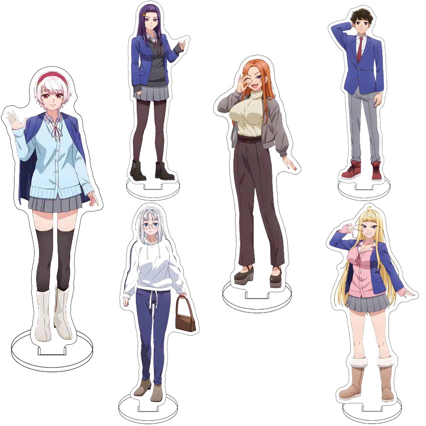 Anime Merchandise Collection - 16CM Acrylic Figure Stand Anime Hokkaido