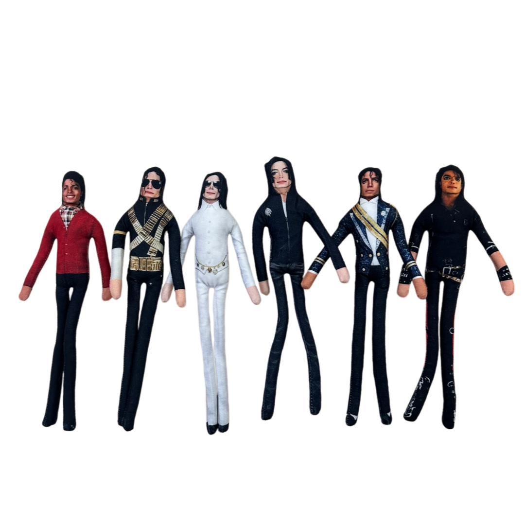 1-6pcs Michael Jackson Cosplay - Anime Merchandise Collection 评论和价格